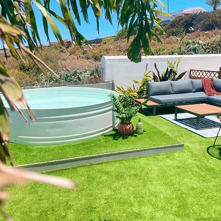 Casa Con Piscina Y Jardin Con Vistas Al Mar Villa Puerto de la Madera Bagian luar foto