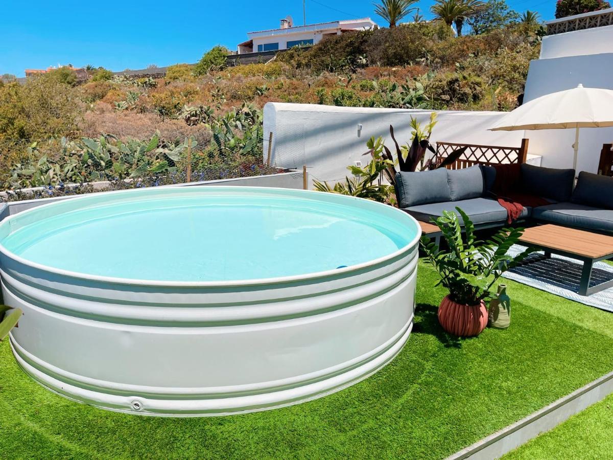 Casa Con Piscina Y Jardin Con Vistas Al Mar Villa Puerto de la Madera Bagian luar foto