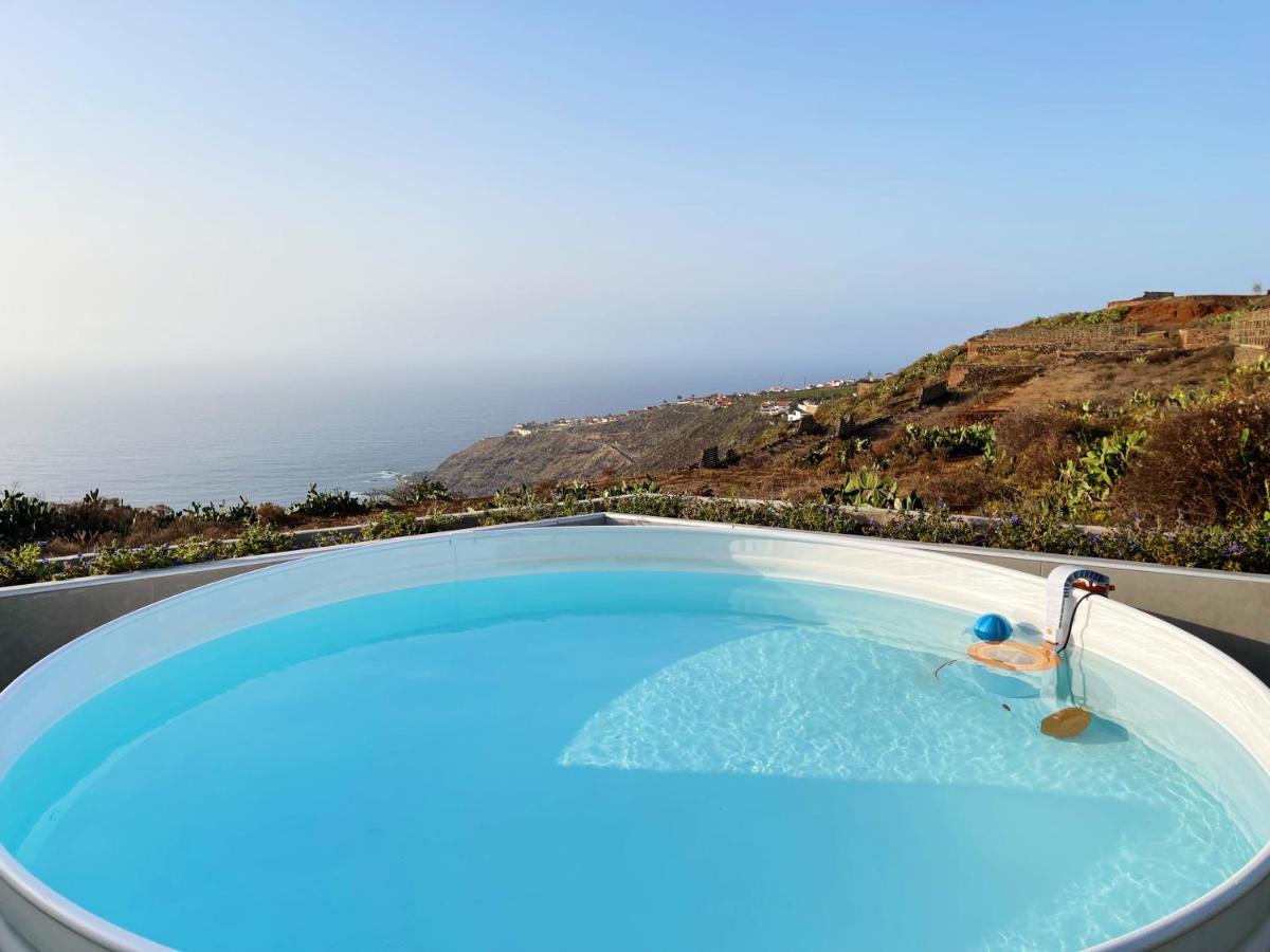 Casa Con Piscina Y Jardin Con Vistas Al Mar Villa Puerto de la Madera Bagian luar foto